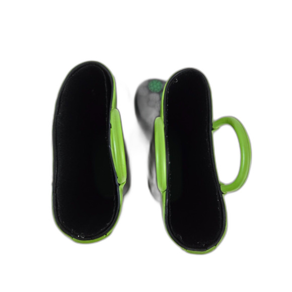 TMNT Teenage Mutant Ninja Turtles Rainboots Kids 11/12 Green Slip-On Unisex - Picture 5 of 7